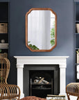 Distressed Wood Frame Bathroom Mirrors - From Where -