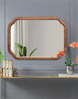 Distressed Wood Frame Bathroom Mirrors - From Where -