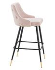 Doris Velvet Barstools - From Where -