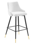 Doris Velvet Barstools - From Where -