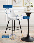 Doris Velvet Barstools - From Where -