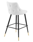 Doris Velvet Barstools - From Where -