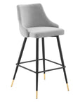 Doris Velvet Barstools - From Where -
