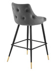 Doris Velvet Barstools - From Where -