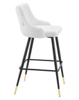Doris Velvet Barstools - From Where -