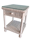 Dorthy Wicker Nightstand - From Where -