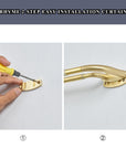 Double Curtain Rods Brass - From Where -