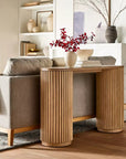 Dowel Console Table - From Where -