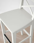 INGOLF Bar stool with backrest