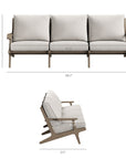 Saratoga Outdoor Teak Sofa