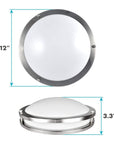 12 Inch LED Flush Mount Ceiling Light