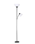72'' Black Combo Floor Lamp