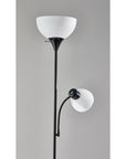 72'' Black Combo Floor Lamp