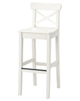 INGOLF Bar stool with backrest