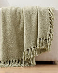 Dreamy Handwoven Fringe Throw - From Where -