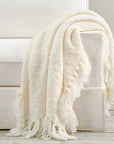 Dreamy Handwoven Fringe Throw - From Where Finds -