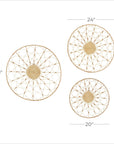 Dried Plant Plate Home Wall Decor - From Where -