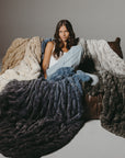 Driftwood Ombre Blanket - From Where Finds -