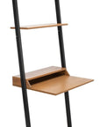 Pamella 2 Shelf Leaning Desk