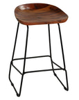 Dumas 30" Solid Wood Barstool (Set of 2) - From Where -