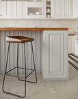 Dumas 30" Solid Wood Barstool (Set of 2) - From Where -
