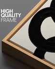 Duotone Minimal Dark Brush Stroke Wall Art - From Where -