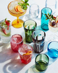 DuraClear® Tritan Outdoor Multicolored Faceted Tumblers, Set of 6 - From Where - Kitchen