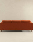 Helena Orange Velvet Sofa