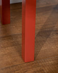 HomCom 30" Elegant Narrow Accent End Bedside Sofa Table with Storage Drawer, Red