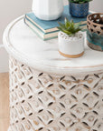 Eakin Solid Wood End Table - From Where -