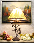 Ebros 27" Rustic Pine Tree Table Lamp - From Where -