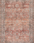 Westfield Antiqued Jute-Blend Rug | Orange