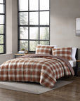 Edgewood Red Comforter Set - From Where -