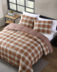Edgewood Red Comforter Set - From Where -