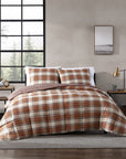 Edgewood Red Comforter Set - From Where -
