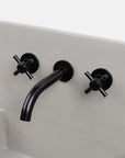 Edy Widespread Wall Mount Faucet - From Where -