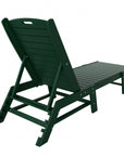 Malibu Outdoor Chaise Lounge with Side Table
