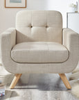 Elena Contemporary Accent Chair - From Where -