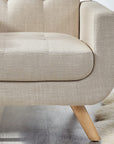 Elena Contemporary Accent Chair - From Where -