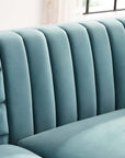 Ella Velvet Sofa - From Where -