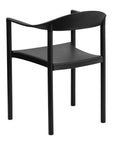 EMMA + OLIVER 1000 lb. Capacity Black Plastic Cafe Stack Chair - From Where -