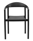 EMMA + OLIVER 1000 lb. Capacity Black Plastic Cafe Stack Chair - From Where -