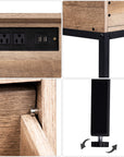 End Side Table with Charging Station (Set of 2) - From Where -