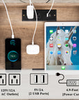 End Side Table with Charging Station (Set of 2) - From Where -