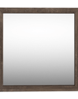 Engineered Wood Flat Wall Mirror - From Where -