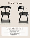Enzo Black Dining Chair Set of 3 - From Where -