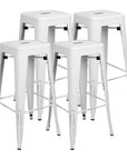 Ergonomic Metal Barstool (Set of 4) - From Where -