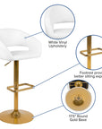 Erik Contemporary Barstool (Set of 2) - From Where Finds -