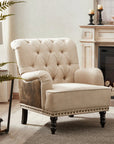 Erithon Upholstered Wingback Chair - From Where -