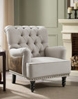 Erithon Upholstered Wingback Chair - From Where -